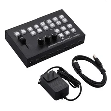 4K Video Switcher HD Camera Stream Live Production Broadcast Station Controller