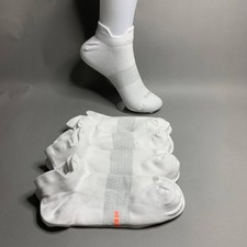 Bombas Women's Ankle Socks 4 Pair Pack White Gray Size M Medium New