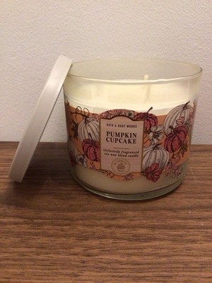 Bath & Body Works Pumpkin Cupcake 3 Docht Kerze