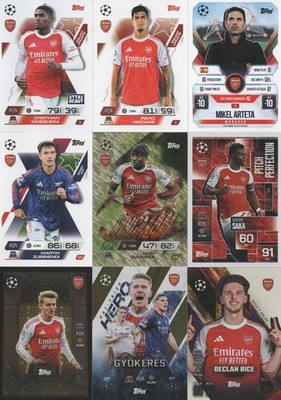Match Attax EXTRA 25/26  Champions League  9x Arsenal London
