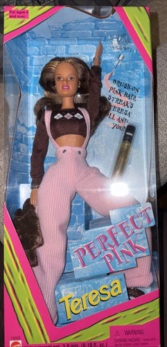 Perfect Pink Vintage Teresa Doll 1997 Mattel #19668 NRFB Brunette NIB