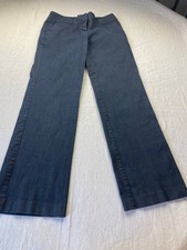 New York  Company Dress Pants Womens Size 2 Blue Stretch Trousers Straight