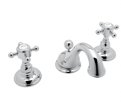 Rohl A1408XMAPC-2 Viaggio Acqui Widepread Bathroom Sink Faucet Chrome Nickel NEW