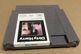 DIRTY HARRY Game cartridge complete with Box, Manual Nintendo NES