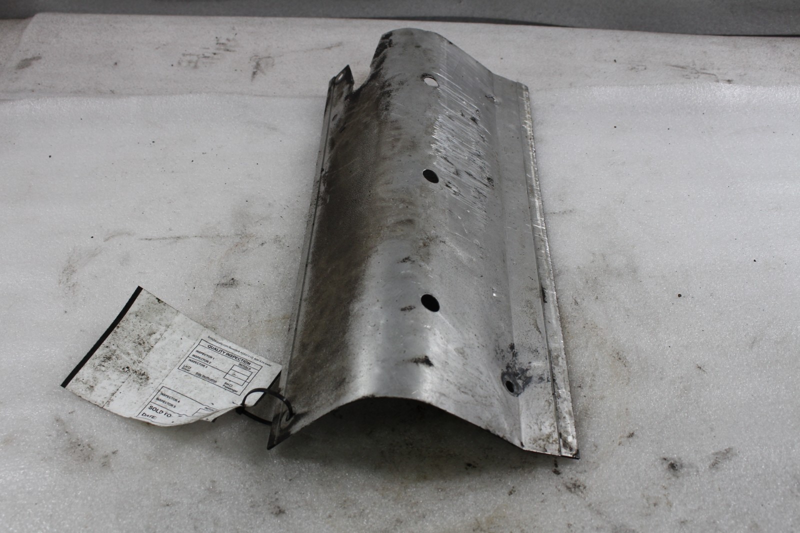 Ferrari 308, Lower Rear Exhaust Heat Shield, Burn Dmg, Used, P/N 118773
