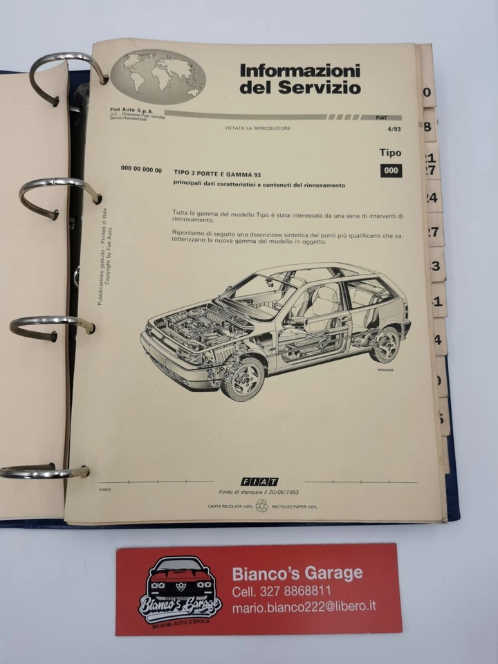 Manuale informazioni del servizio Fiat Tipo - Immagine 4 di 4