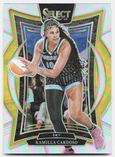 2025 Panini Select WNBA #7 Kamilla Cardoso Silver Prizms Chicago Sky