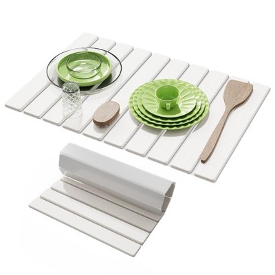 Large Stone Dish Drying Mat for Kitchen Counter,23.6''x15.3'' Foldable Quick ...
