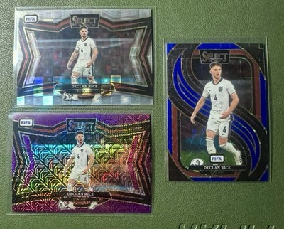 2024-25 Panini Select Fifa - Declan Rice Pandora Field Level + 2 Bonus Cards