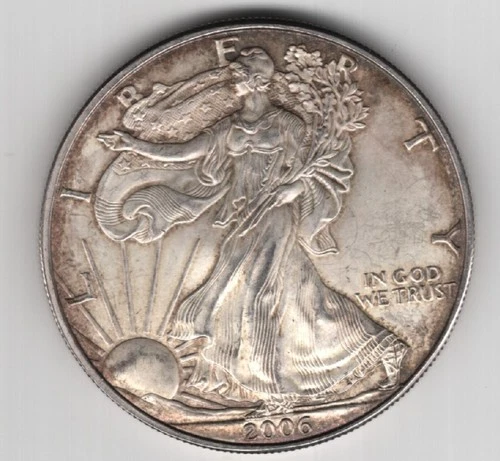 2006 WALKING LIBERTY AMERICAN EAGLE .999 FINE SILVER DOLLAR COIN 1oz. $1 USA