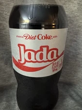 Share a Coke with   Jada   2025 Personalized Gift Coca~Cola Bottle 20oz Diet