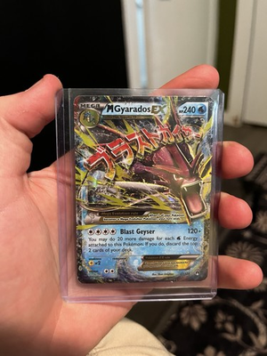 #ad M Gyarados EX 27 122 Mega Holo 240 HP Blast Geyser Pokémon Card $21.00
