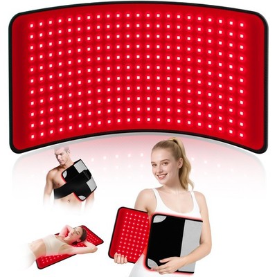 Puroth Red Light Therapy Mat for Body 24''x12'' with 242 LEDs 726 Chips, 660nm ...