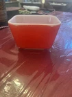 VTG Pyrex Primary Color Red Refrigerator Dish 501-B