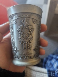 Zinn Vintage Pewter Becker Stuttgart German Wine Cup