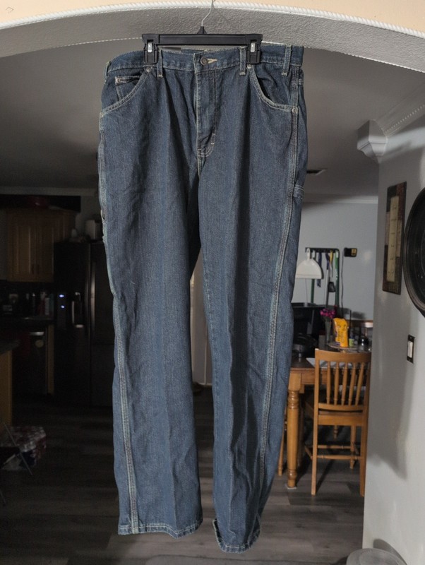 Dickies Carpenter Jeans Relaxed Fit Straight Leg Size 34x30