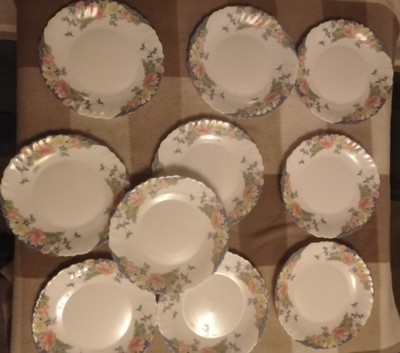 Arcopal Florine Beilagenteller 10er Set Teller 7 1/4'' Frankreich