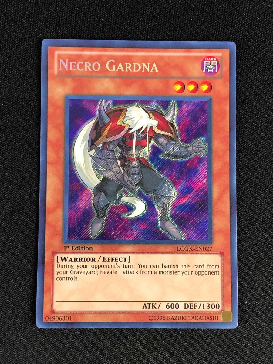 遊戯王 英語版 ネクロガードナー レリーフ 1st 3枚 遊戯王 No.6528