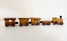 Vintage Miniature Wooden Train From Germany Mini Small Locomotive