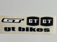 GT Vintage Sticker Set / Vinyl Decal Set - New Original Stock 1990s 