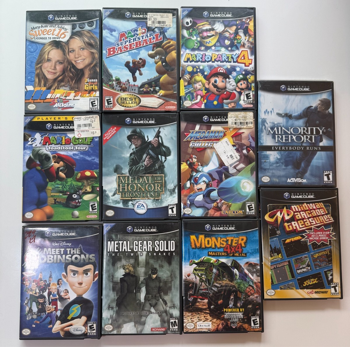 タイムセールGAMECUBE 24 Nintendo Gamecube NIB, CIB Games Lot - Pokémon Colosseum, Metal