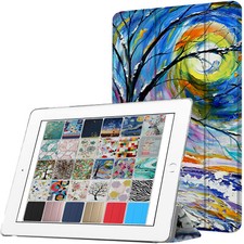 iPad 10.2" 9th 8th 7th Gen 10.9 Pro 9.7 11 10.5 Sleep/Wake PC Cover Color Emblem