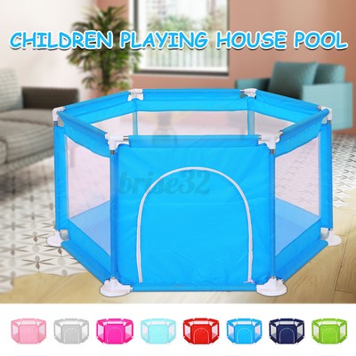 6 sided baby playpen