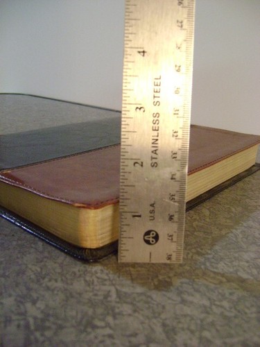 Premium Slimline Reference Bible NLT, Large Print, TuTone VERY NICE COND. - Imagen 6 de 23