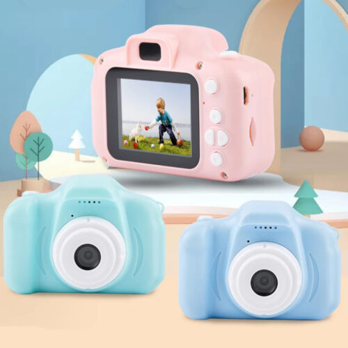 Cámara digital para niños 1080P con tarjeta SD gratuita de 32 GB mini cámara grabadora de video azul - Imagen 1 de 14