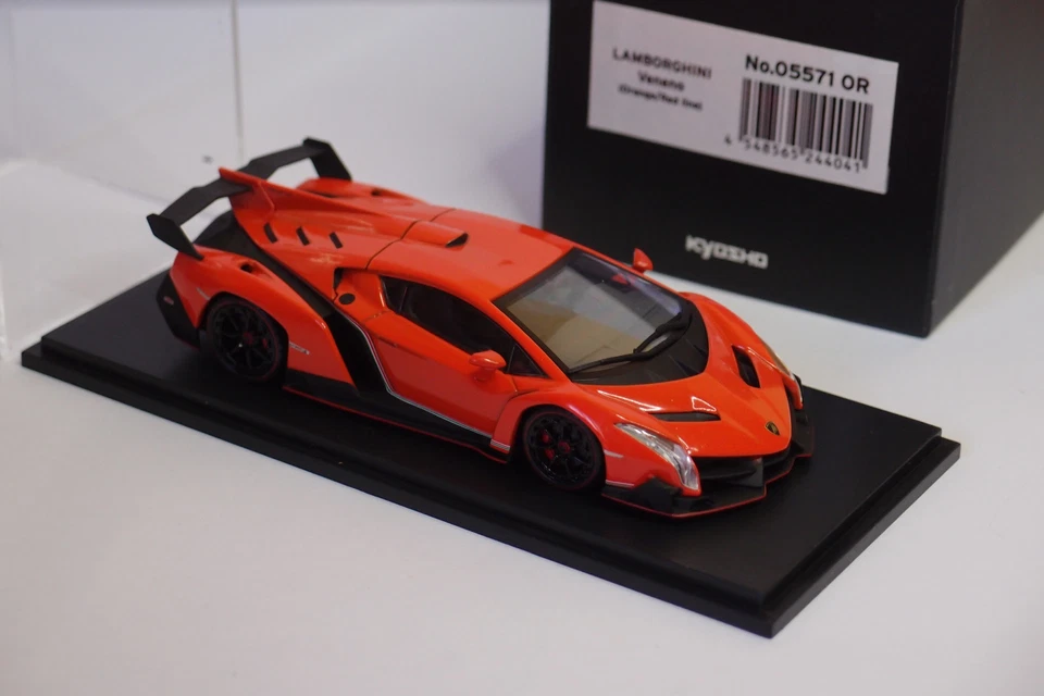 KYOSHO LAMBORGHINI VENENO ORANGE / RED LINE 1:43 - Photo 2/2
