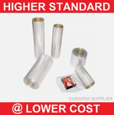 10" to 36" PVC Heat Shrink Wrap Film Central Fold 500 to 2000 Ft 75 to 100 Gauge