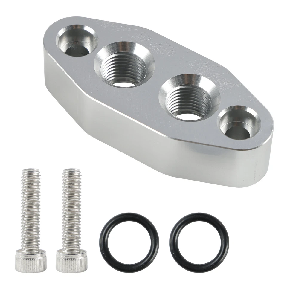 Oil Cooler Adapter 6AN ORB Oring In/Out Port Plate LS1 LSX LS3 LS LS3 LS2 551600 - Image 3 of 4