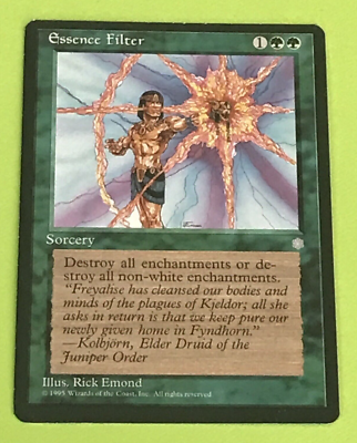MTG - Magic the Gathering - Ice Age (1995) - Essence Filter | eBay