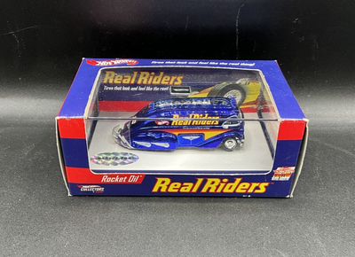 2005 Hot Wheels Tokyo Japan Custom Car Show Real Riders BLUE 