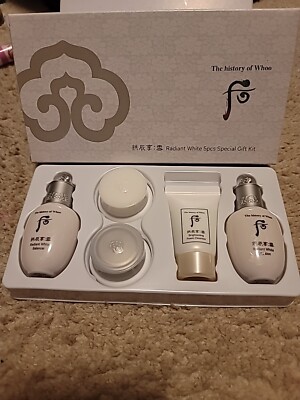 The History of Whoo Gongjinhyang : Seol Radiant White 5pcs Special Gift Kit