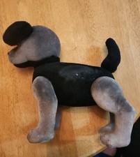 Vintage Mattel Fuzzy Feel Toy Dog Hard plastic "My Very Own Puppy Dog" 1992