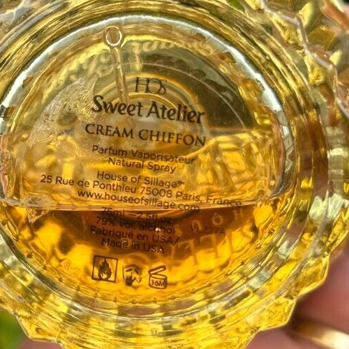 SWEET ATELIER CREAM CHIFFON PERFUME house of sillage 1/3FULL parfum
