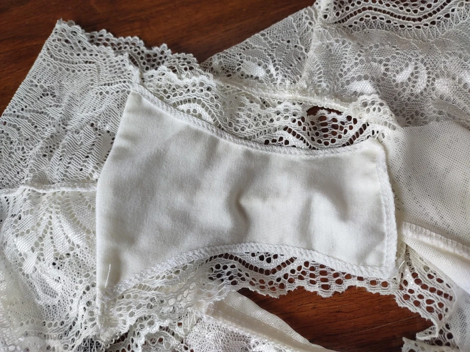 Rene Rofe  Lace Hipster Panties Plus Size 3X Ivory NWOT - Image 4 of 4