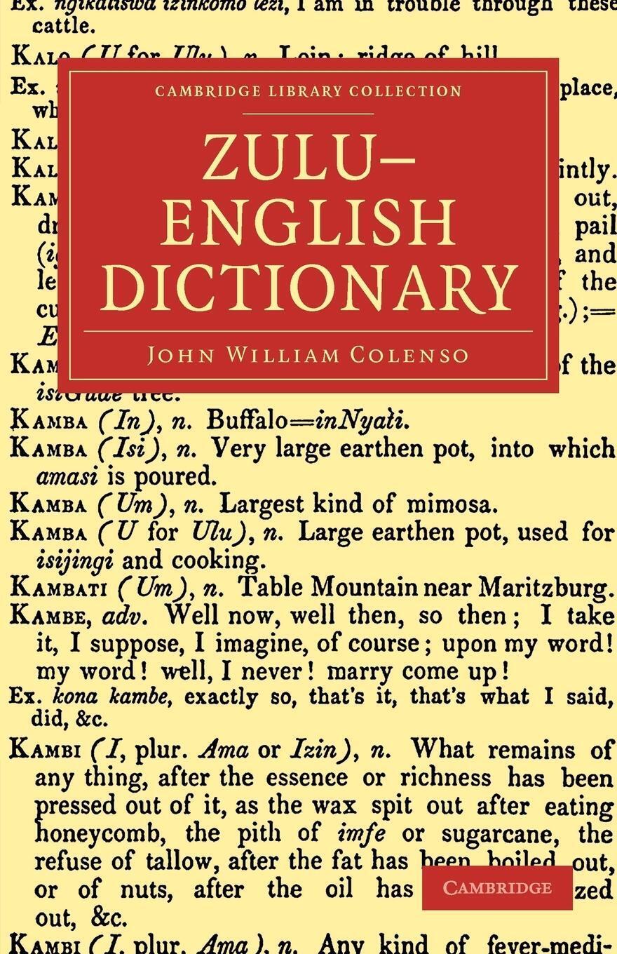 Thumbnail - Zulu English Dictionary | John William Colenso | Taschenbuch |