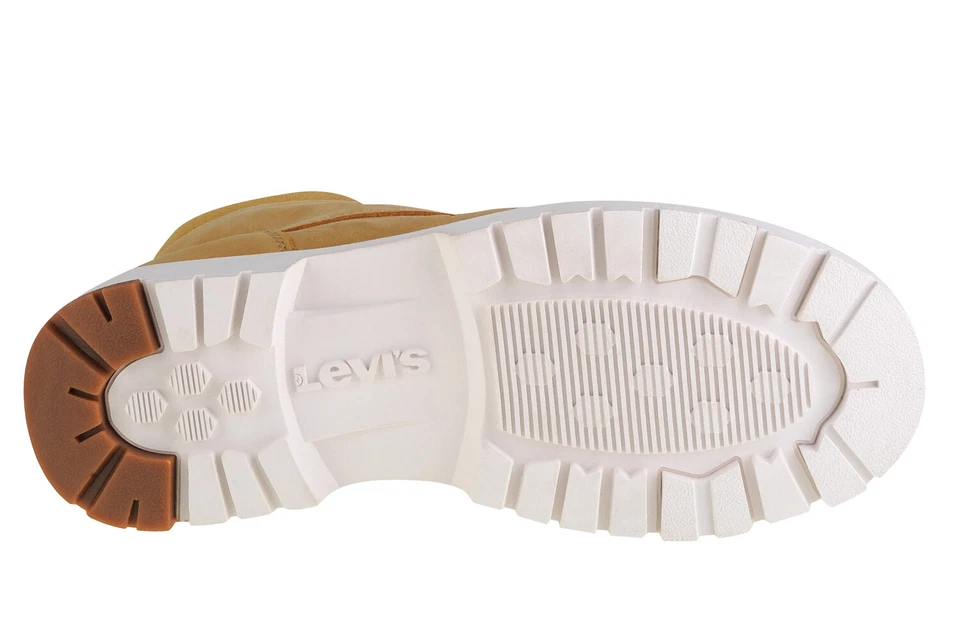 bottes de randonnée Femme, Levi's Solvi Ankle, Jaune - Photo 4/4