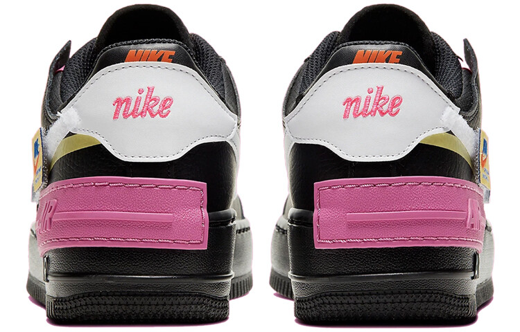Nike Air Force 1 Low Shadow Removable Patches Black Pink