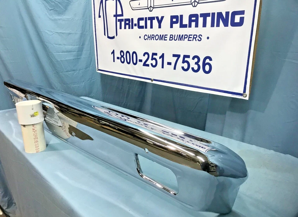 1965 65 DODGE DART FRONT BUMPER *FRESH CHROME* - Image 2 of 4