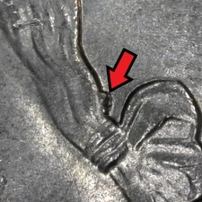 2021-P Washington Crossing Delaware Die Chip on Neck Error/Variety Quarter Circ.