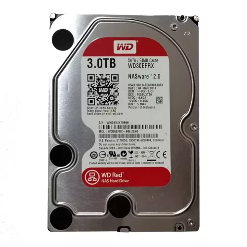 Compatible WD 3TB WD30EFRX 5400RPM SATA 3.5" Internal NASware HDD Hard Drive - Picture 2 of 5