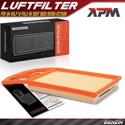 Luftfilter für VW Golf IV 1J1 1J5 Polo 6N Seat Ibiza III Leon Skoda Octavia