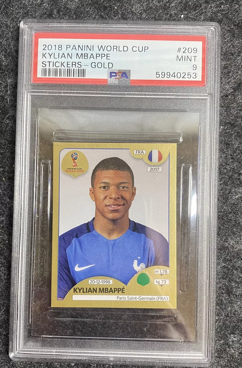 FIGURINHA COPA FIFA 2018 FRANCE KYLIAN MBAPPÉ Nº 209