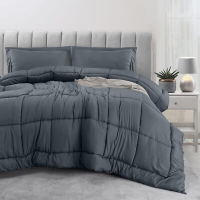 #ad Utopia Bedding King California King Size Comforter Set with 2 Pillow Shams $34.89