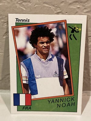 1986 Panini Supersport Stickers Yannick Noah #186 HOF