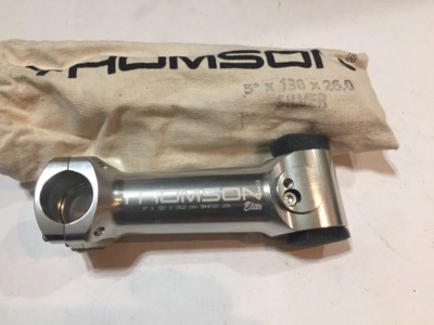 THOMSON ELITE 5 DEGREE 130 X 26.0 STEM - SILVER | eBay