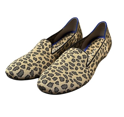 ROTHY’S The Driver Chocolate Spot Leopard Loafers Size Women’s 10.5 Rothy main image 4